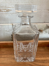 Load image into Gallery viewer, Decanter &amp; set of 4 glasses. Custom engraved.
