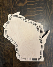 Load image into Gallery viewer, Wisconsin Cribbage Board - Customizable (2-6 person)
