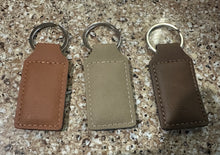 Load image into Gallery viewer, Engraved Leather Keychain
