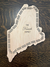 Load image into Gallery viewer, Maine Cribbage Board - Customizable (2-6 person)
