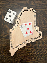 Load image into Gallery viewer, Maine Cribbage Board - Customizable (2-6 person)
