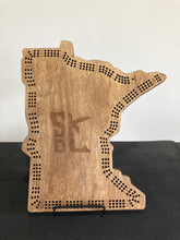 Load image into Gallery viewer, SKOL Minnesota Cribbage Board (2-6 person)
