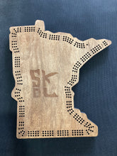 Load image into Gallery viewer, SKOL Minnesota Cribbage Board (2-6 person)
