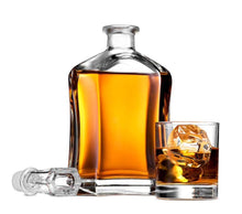 Load image into Gallery viewer, Decanter &amp; set of 4 glasses. Custom engraved.
