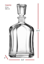 Load image into Gallery viewer, Decanter &amp; set of 4 glasses. Custom engraved.
