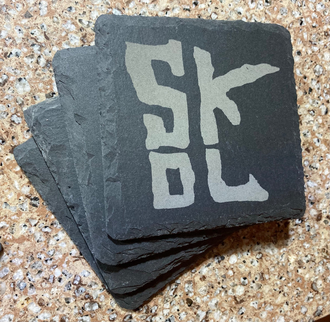 Slate Coasters w/custom image, 4 pack