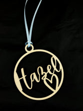 Load image into Gallery viewer, Personalized Custom Laser Cut Name Christmas Ornaments
