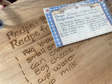 Load image into Gallery viewer, Recipe Card Cutting Board
