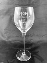 Load image into Gallery viewer, 11 oz Wine Glasses, w/holder
