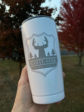 Load image into Gallery viewer, Custom logo, 20oz insulated tumblers.
