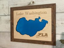 Load image into Gallery viewer, Lake map custom home decor wall hanging, 14&quot; x 11&quot;
