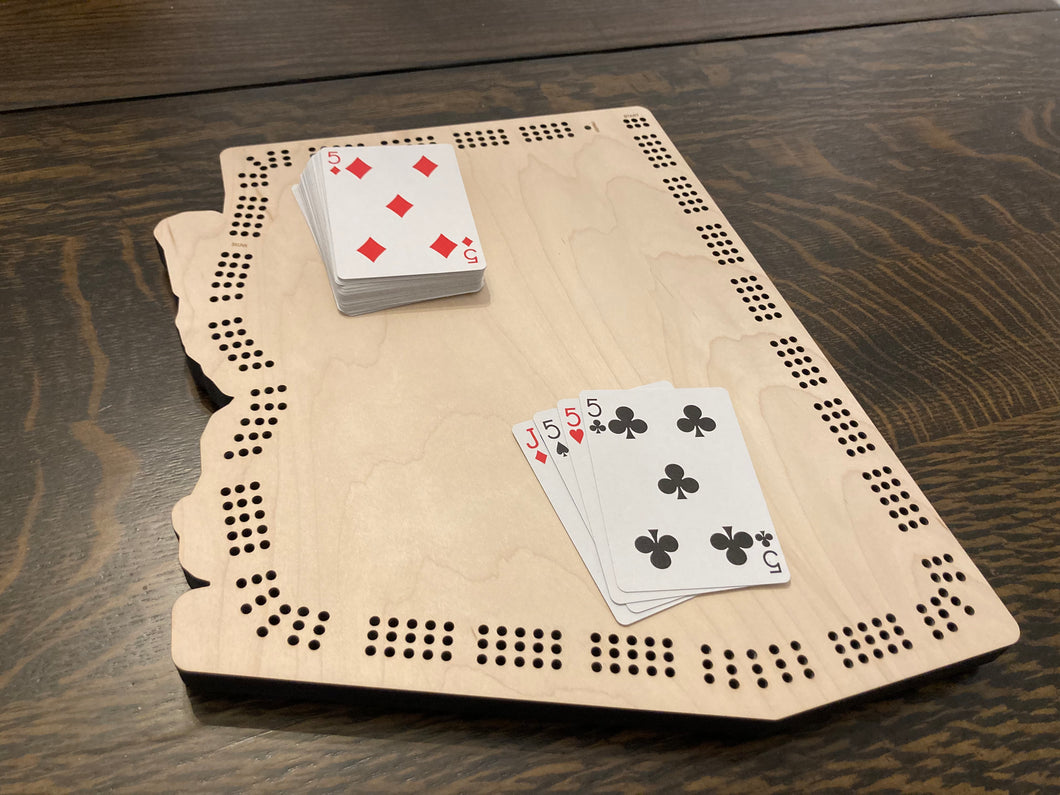 Arizona Cribbage Board - Customizable (2-6 person)