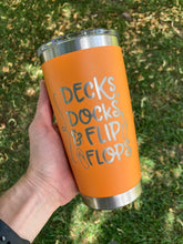 Load image into Gallery viewer, Custom logo, 20oz insulated tumblers.
