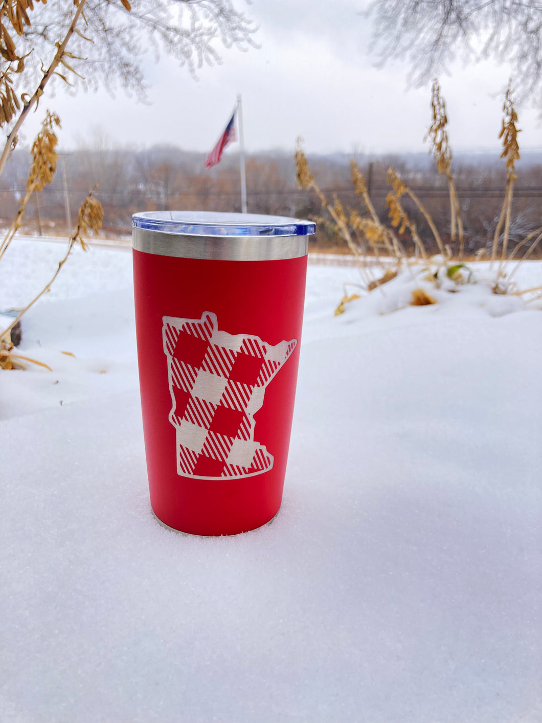 MN Plaid Tumblers